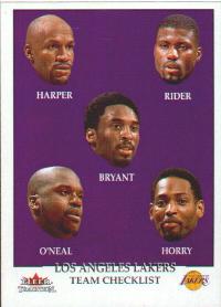 2000-01 Fleer #281 Los Angeles Lakers CL