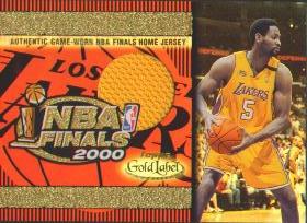 2000-01 Topps Gold Label Game Jerseys #TT3H Robert Horry 