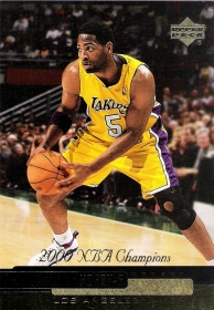 2000 Upper Deck Lakers Championship Jumbos #6 Robert Horry (Oversize)