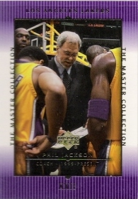2000 Upper Deck Lakers Master Collection #22 Phil Jackson  #ed to 300