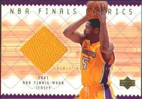 2001-02 Upper Deck NBA Finals Fabrics #ROF Robert Horry 
