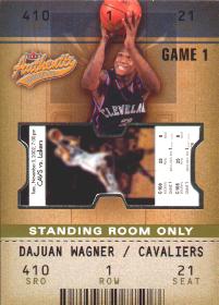 2002-03 Fleer Authentix Standing Room Only #108 DaJuan Wagner #ed to 25