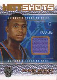 2002-03 Fleer Hot Shots Hot Shots Inserts Game-Used Gold #DW Dajuan Wagner #ed to 150