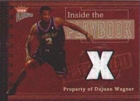 2002-03 Fleer Platinum Inside the Playbook Game Used #DW DaJuan Wagner #ed to 250