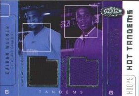 2002-03 Hoops Hot Prospects Hot Tandems #25 D.Wagner/K.Rush #ed to 100
