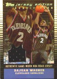 2002-03 Topps Jersey Edition Black #JEDW DaJuan Wagner R #ed to 99