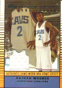 2002-03 Topps Jersey Edition Copper #JEDWA DaJuan Wagner H #ed to 299