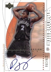 2002-03 Ultimate Collection #76 DaJuan Wagner AU RC #ed to 250