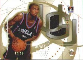 2002-03 Ultimate Collection Jerseys Gold #DW DaJuan Wagner #ed to 50