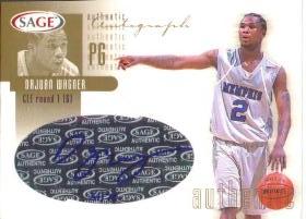 2002 SAGE Autographs Gold #A31 DaJuan Wagner #ed to 70