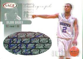 2002 SAGE Autographs Silver #A31 DaJuan Wagner #ed to 140