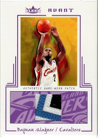 2003-04 Fleer Avant Materials Patches #DW1 Dajuan Wagner #ed to 25