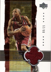 2003-04 Exquisite Collection Jersey Parallel #5J Dajuan Wagner #ed to 25