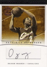 2003-04 Flair Final Edition Autograph Collection 1 #DAW Dajuan Wagner #ed to 1