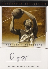 2003-04 Flair Final Edition Autograph Collection #DAW Dajuan Wagner #ed to 200
