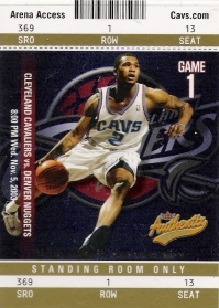 2003-04 Fleer Authentix Standing Room Only #12 Dajuan Wagner #ed to 25
