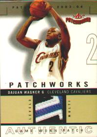 2003-04 Fleer Patchworks Jerseys Multi Color #DW Dajuan Wagner #ed to 50