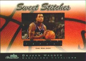 2003-04 Fleer Showcase Sweet Stitch Game-Used #5 DaJuan Wagner 