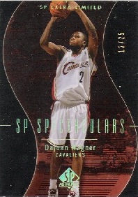 2003-04 SP Authentic Limited Extra #115 Dajuan Wagner SPEC #ed to 25