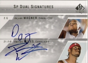2003-04 SP Authentic Signatures Dual #WMA D.Wagner/D.Miles 