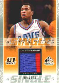 2003-04 SP Game Used Authentic Patches #DWP DaJuan Wagner #ed to 100