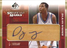 2003-04 SP Game Used SIGnificant Marks #DWSM DaJuan Wagner #ed to 75