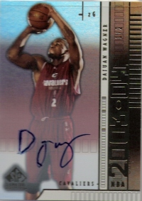 2003-04 SP Signature Edition Autographed Parallel #A11 Dajuan Wagner #ed to 2