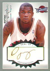 2003-04 SkyBox Autographics Autographs Silver #DW1 Dajuan Wagner #ed to 150
