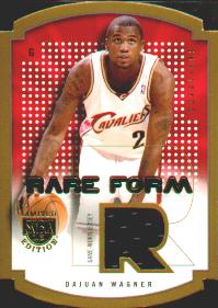 2003-04 SkyBox LE Rare Form Game-Used 10 #RFDW Dajuan Wagner #ed to 10