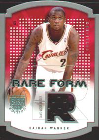 2003-04 SkyBox LE Rare Form Game-Used 50 #RFDW Dajuan Wagner #ed to 50