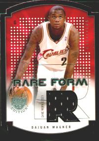2003-04 SkyBox LE Rare Form Game-Used #RFDW Dajuan Wagner #ed to 99