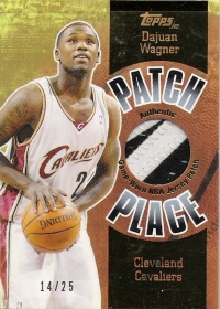 2003-04 Topps Jersey Edition Patch Place #12 Dajuan Wagner #ed to 25