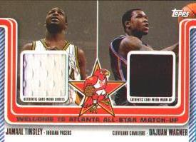 2003-04 Topps Welcome to Atlanta Dual Relics #WA14 J.Tinsley/D.Wagner 