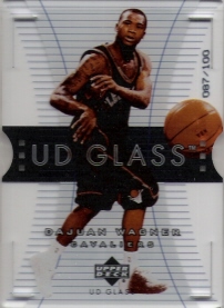 2003-04 UD Glass Crystal #8 Dajuan Wagner #ed to 100