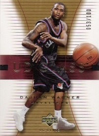 2003-04 UD Glass Gold #8 Dajuan Wagner #ed to 100