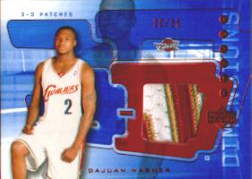 2003-04 Upper Deck Triple Dimensions 3-D Patches #J15 Dajuan Wagner #ed to 25
