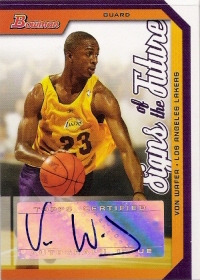 2005-06 Bowman Signs of the Future #VW Von Wafer