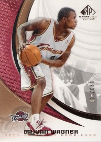 2005-06 SP Game Used 100 #17 Dajuan Wagner #ed to 100