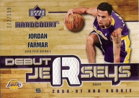 2006-07 Upper Deck Hardcourt Debut Jerseys #JF Jordan Farmar