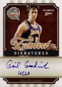 2009-10 Hall of Fame Famed Signatures #18 Gail Goodrich #ed to 499