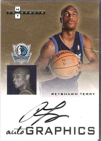 2007-08 Fleer Hot Prospects Autographics #RT - Reyshawn Terry 