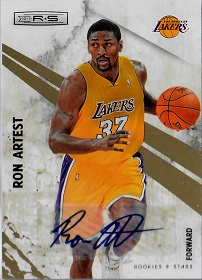 2010-11 Rookies and Stars Signatures #93 Ron Artest #ed to 25