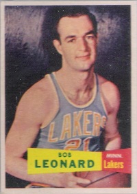 1957-58 Topps #74 Bob Leonard RC