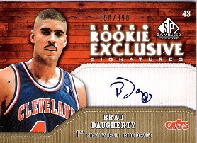 2009-10 SP Game Used Retro Rookie Exclusives #RRBD Brad Daugherty #ed to 300