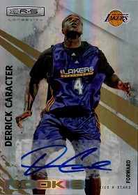 2010-11 Rookies and Stars Longevity Signatures #130 Derrick Caracter #ed to 799