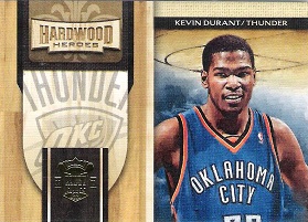 2009-10 Court Kings Hardwood Heroes #7 Kevin Durant #ed to 249