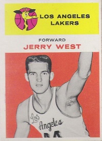 1961-62 Fleer #43 Jerry West RC