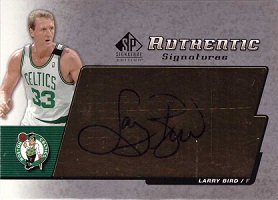 2004-05 SP Signature Edition Signatures #LB Larry Bird SP