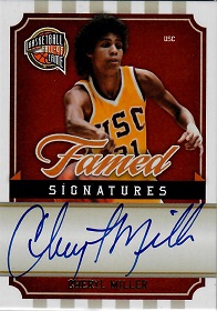 2009-10 Hall of Fame Famed Signatures #35 Cheryl Miller #ed to 499