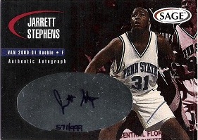 2000 SAGE Autographs #A47 Jarrett Stephens #ed to 999 